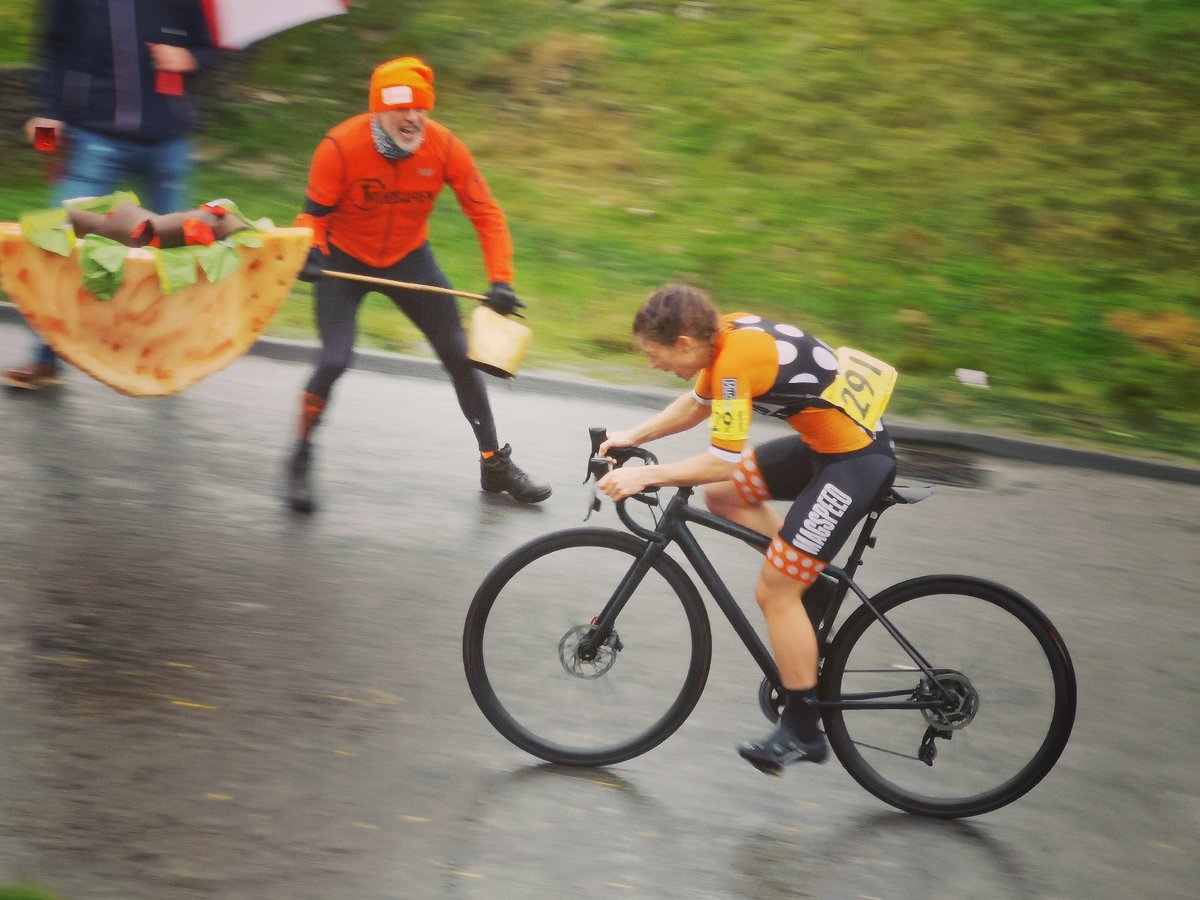 peakcycling's tweet photo. More photos from Winnats Pass Hill Climb this morning. I've just about warmed up now! #WinNats21 @WinNats21 https://t.co/IIKioqCfPF