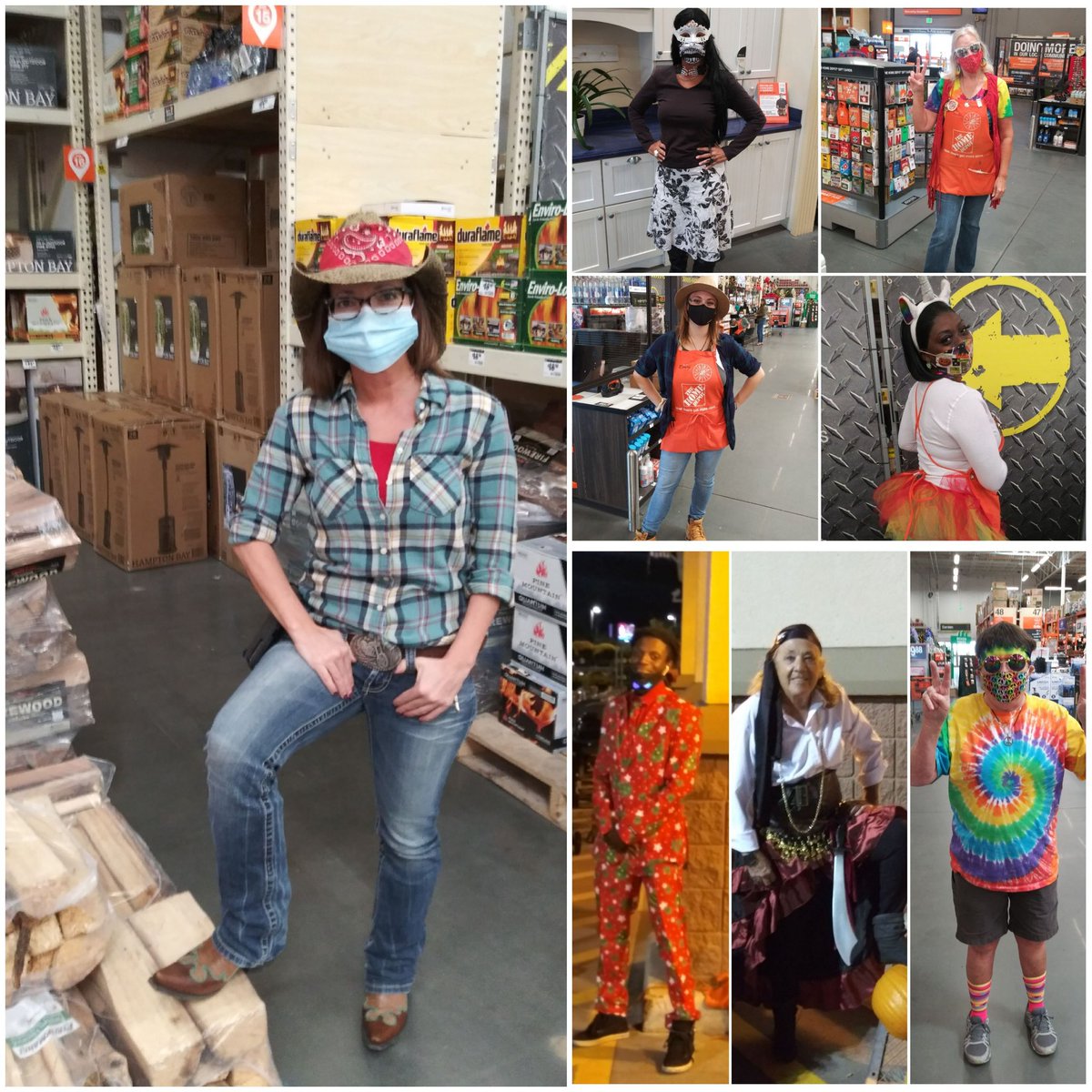 Outlaw Josie Allen and her THD#1121 costumed posse wishing everyone Happy Halloween.  @Sam_Wright1121 <a href="/Wayne_alton73/">Wayne Alton</a> <a href="/JimSimmonsHD/">Jim Simmons</a> @MaeEvaWhite