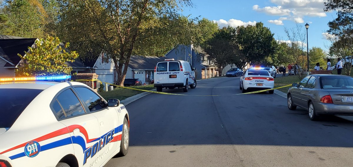 FayettevillePD's tweet image. |Homicide|
10/31/21 2:58 pm, along 900 blk of Foxhunt Ln. Adult male victim shot outside residence; ID pending NOK. Suspect arrived in a vehicle, &amp;amp; shot the victim. Not a random incident. Send tips to Det J. Nevitt (910) 703-3499 or Crimestoppers at p3tips.com.