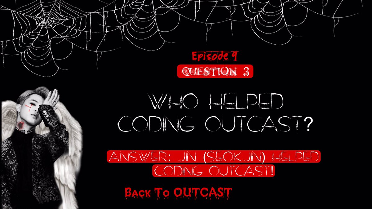 bts_swiss_army's tweet photo. 🎃[#BackToOutcast Halloween Event]🎃

🧙‍♀️: Oh you made it trough Round 9?

🧙‍♀️: Let’s start with the Final ROUND 10, ARMY!
How will it all end?

🧙‍♀️: https://t.co/1IJ2o2zMiQ 

🧙‍♀️: Don’t forget to reply with a Screenshot of you streaming the playlists MV alongside #BTSOutcastNight! https://t.co/sCZPagKALQ