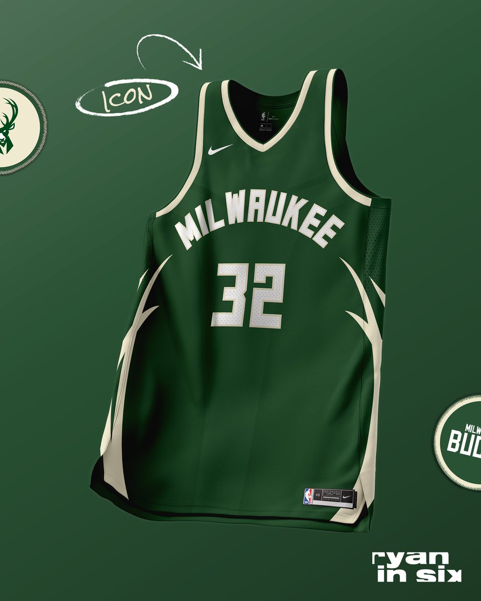 Milwaukee Bucks Uniform Refresh on Behance