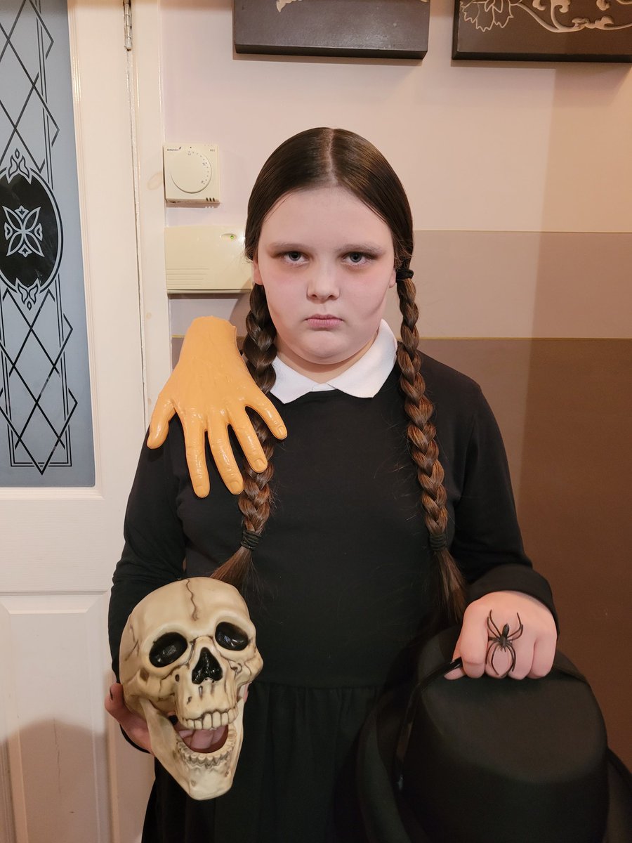 Olivia won her halloween fancy dress competition at dance 🎃👻