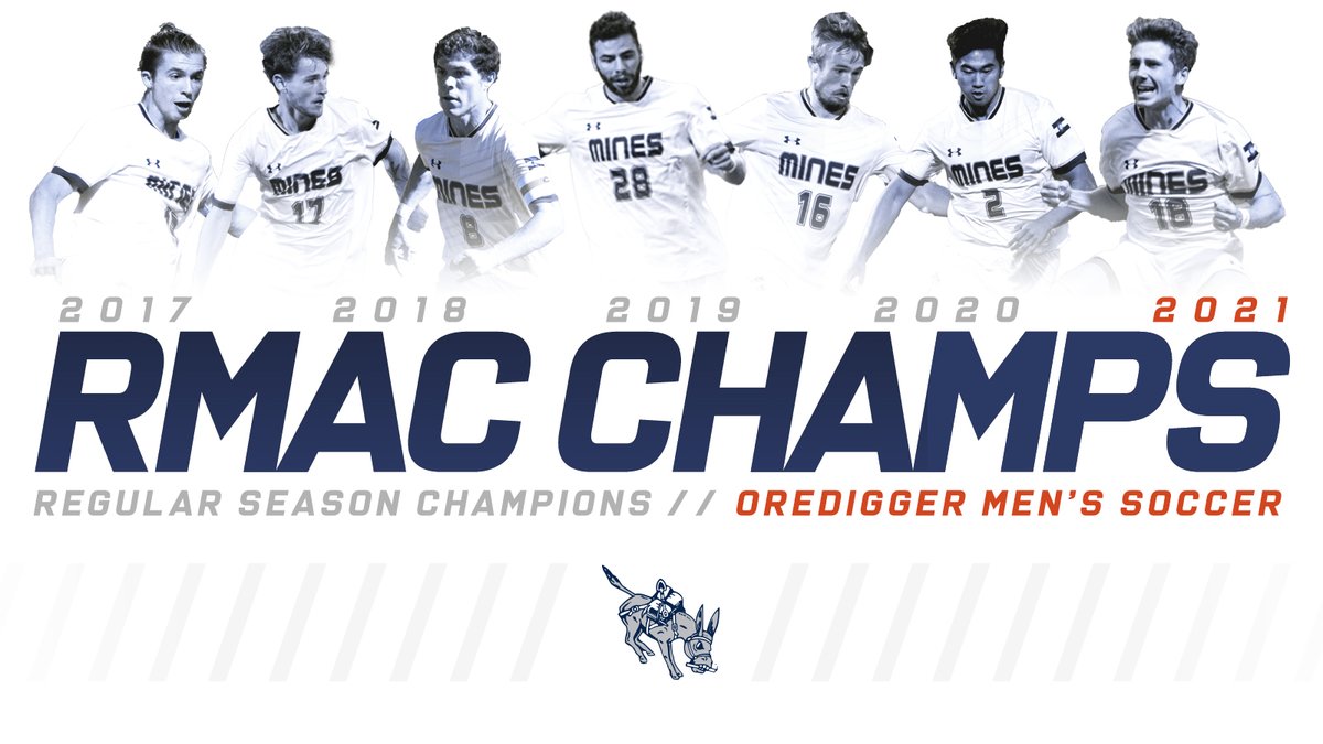Five straight and undisputed in the fall of 2021. <a href="/MinesMSOC/">Mines Men's Soccer</a> is your RMAC Regular Season Champions. #HelluvaEngineer