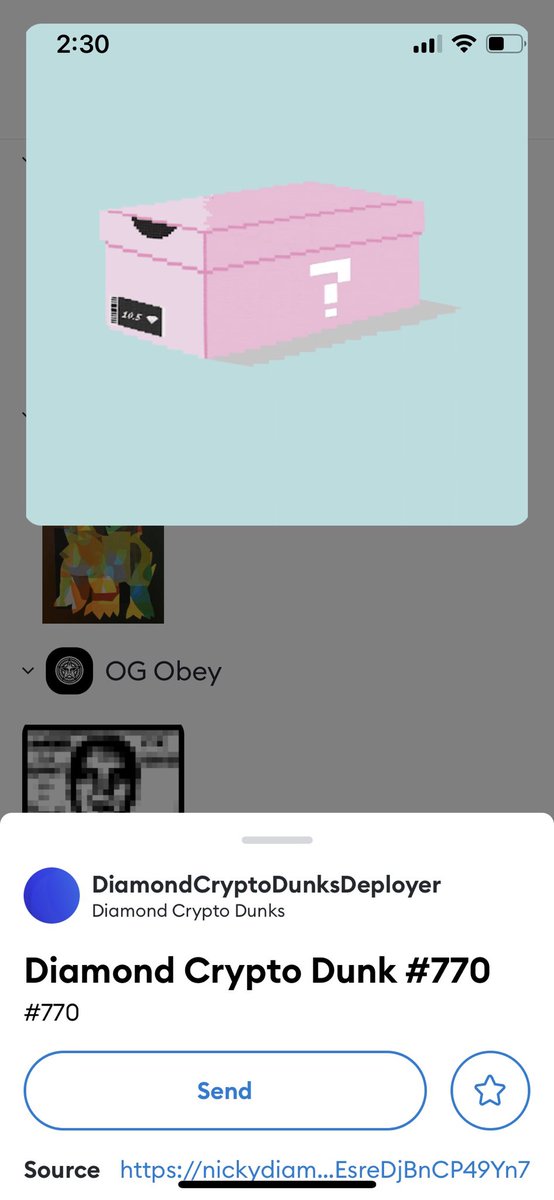 The7thLetter's tweet photo. Today’s purchase. @NickyDiamonds @firestarter_fi @knowngallery #NickyDiamonds https://t.co/O1Yip3HP65