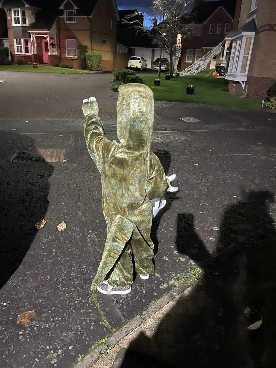 First ever trick or treating!