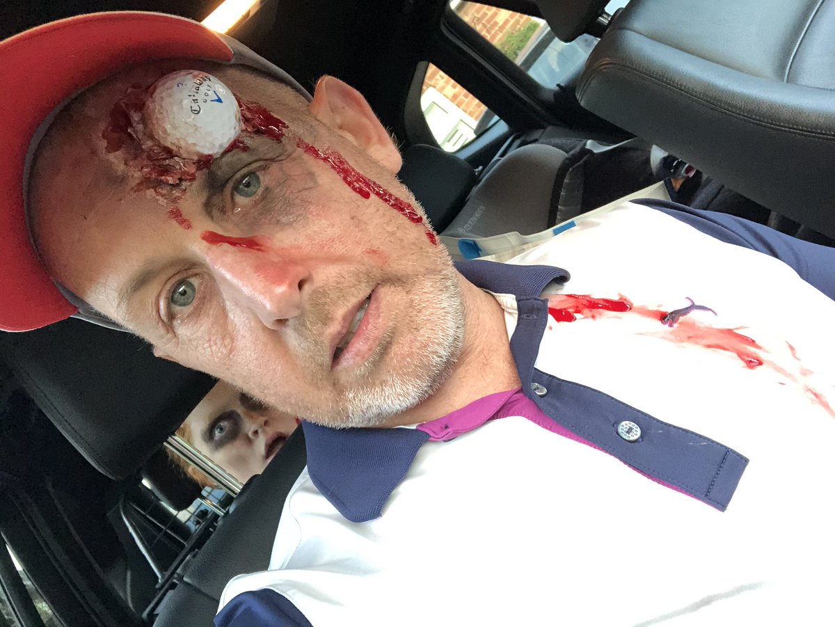 jsandler75's tweet photo. Not the best day ever on the golf course. #golf #golfer #halloween2021 #Halloween21 https://t.co/yayBJtAQsM