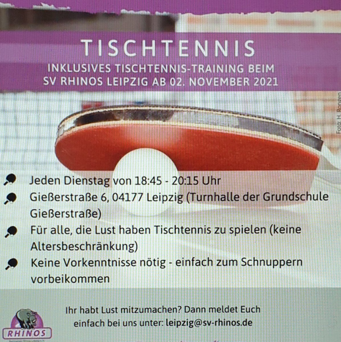 #ParaTischtennis #Tischtennis #Inklusion #Leipzig #sport4all