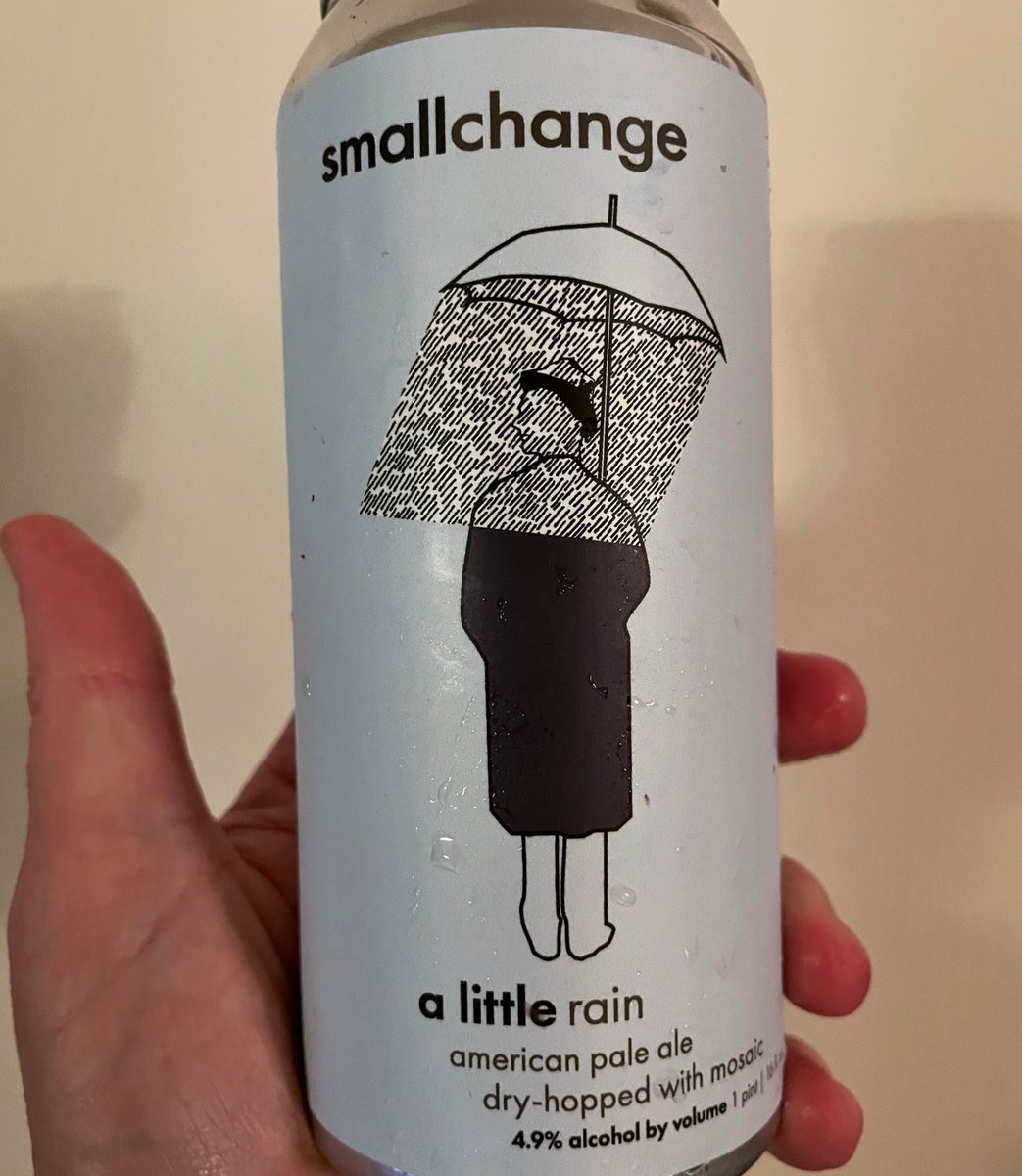 davidbcrowley's tweet image. Sipping “a little rain” from Somerville based @SmallChangeBeer, as Blind Melon’s No Rain comes on the playlist. I like the song but am enjoying a little rain! #drinklocal #Playlist