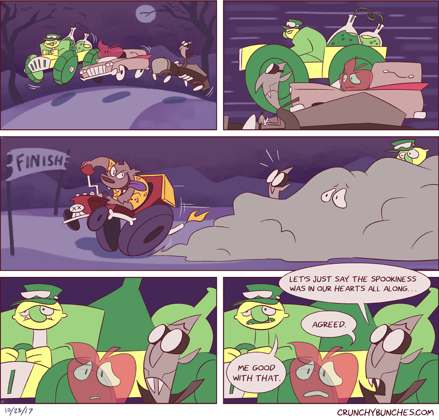 Happy Halloween! Here's some of my favorite Cereal Monsters comics from Crunchy Bunches: 