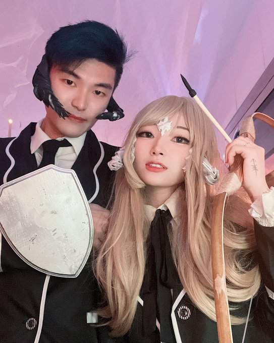 DPS GF & Tank BF ?✨ #FFXIV #FF14 #AuRacosplay https://t.co/EnOEi6cUVF