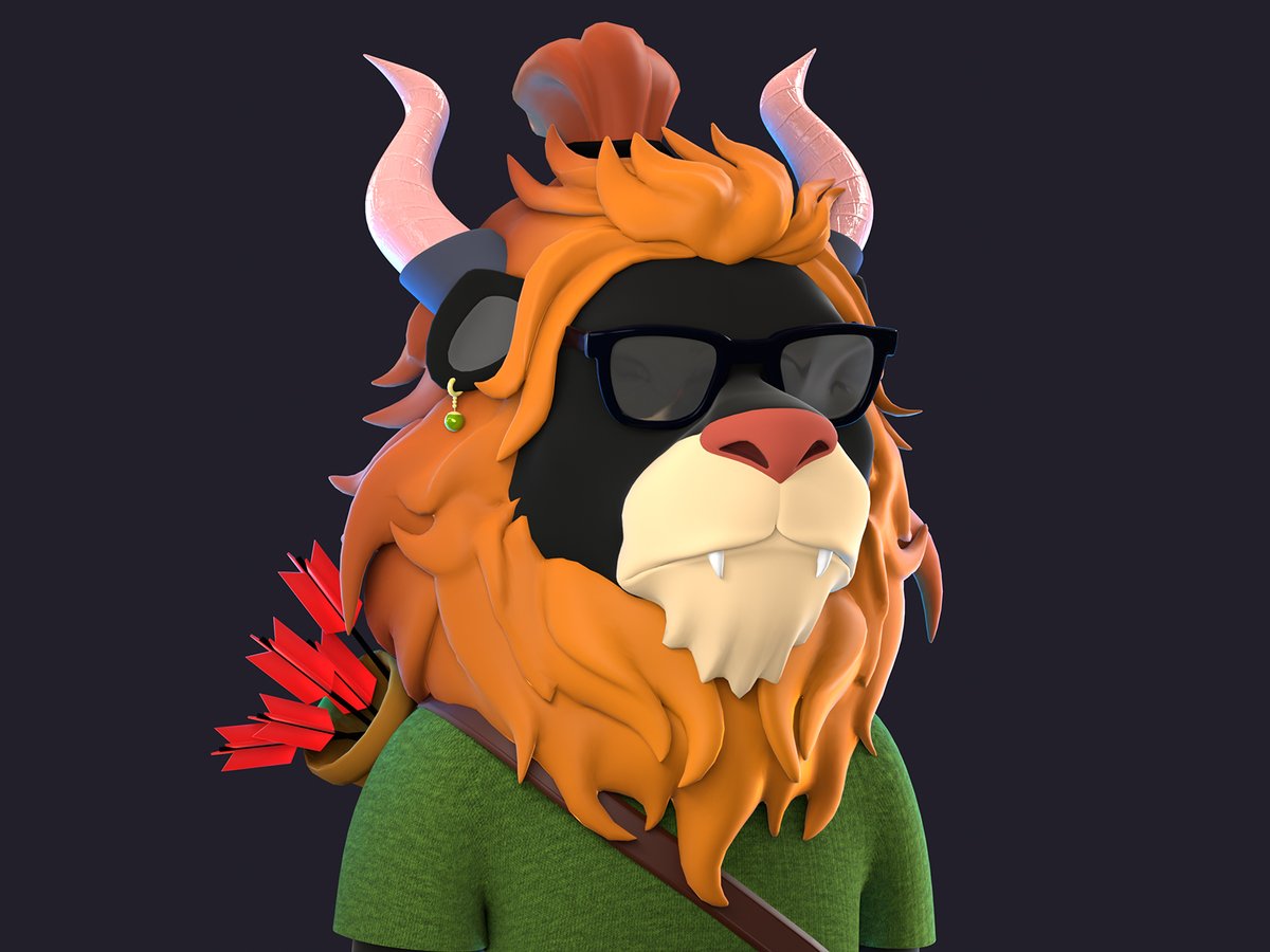 We did this for the community! 3D lazy lion! 🦁 
#LazylionsNFT
