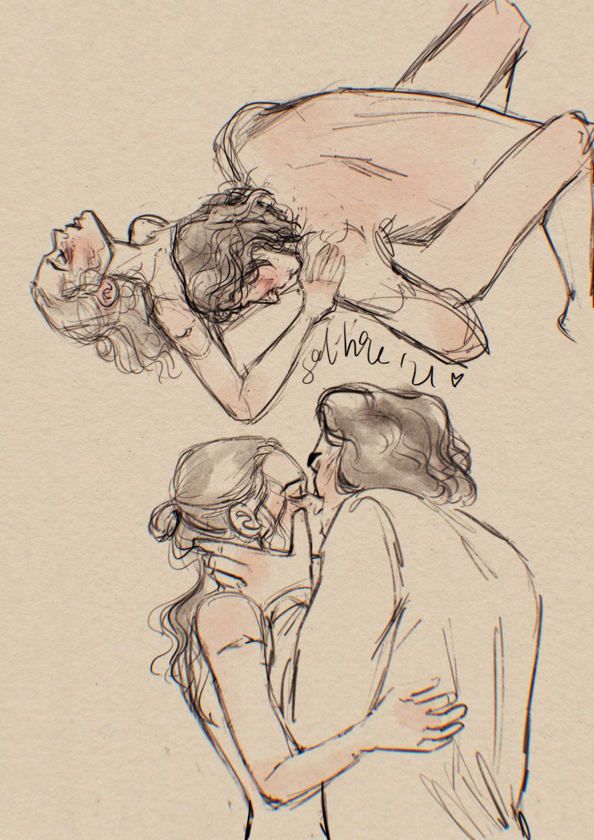 buriedbloom's tweet photo. a couple of random reylo sketches ❤️‍🔥 inspired by the work of gustav vigeland ✨ https://t.co/WJWHUxdaYp