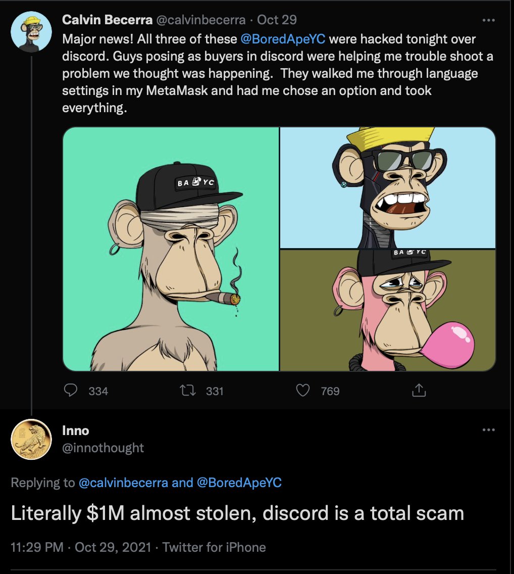 calling discord the scam in this situation is so fucking funny