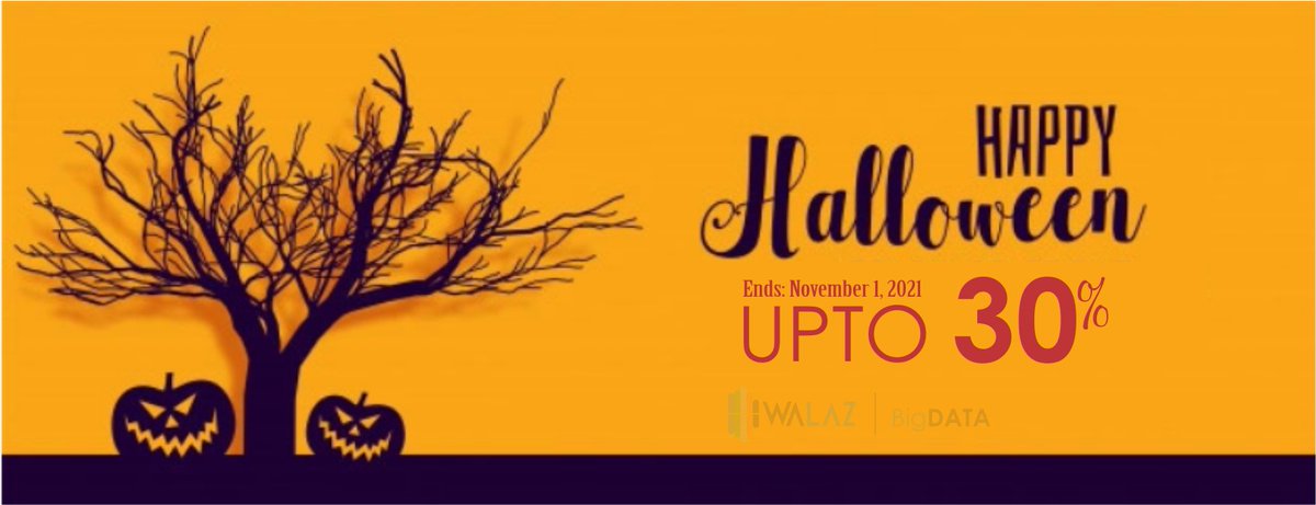 ShareDataLearn1's tweet image. Thank you for following and regularly updating my daily lessons.
Get 30% off all courses today &amp;amp; complete your Halloween look.
30% OFF YOUR ORDER with Code: 30HLWE
walaz.net