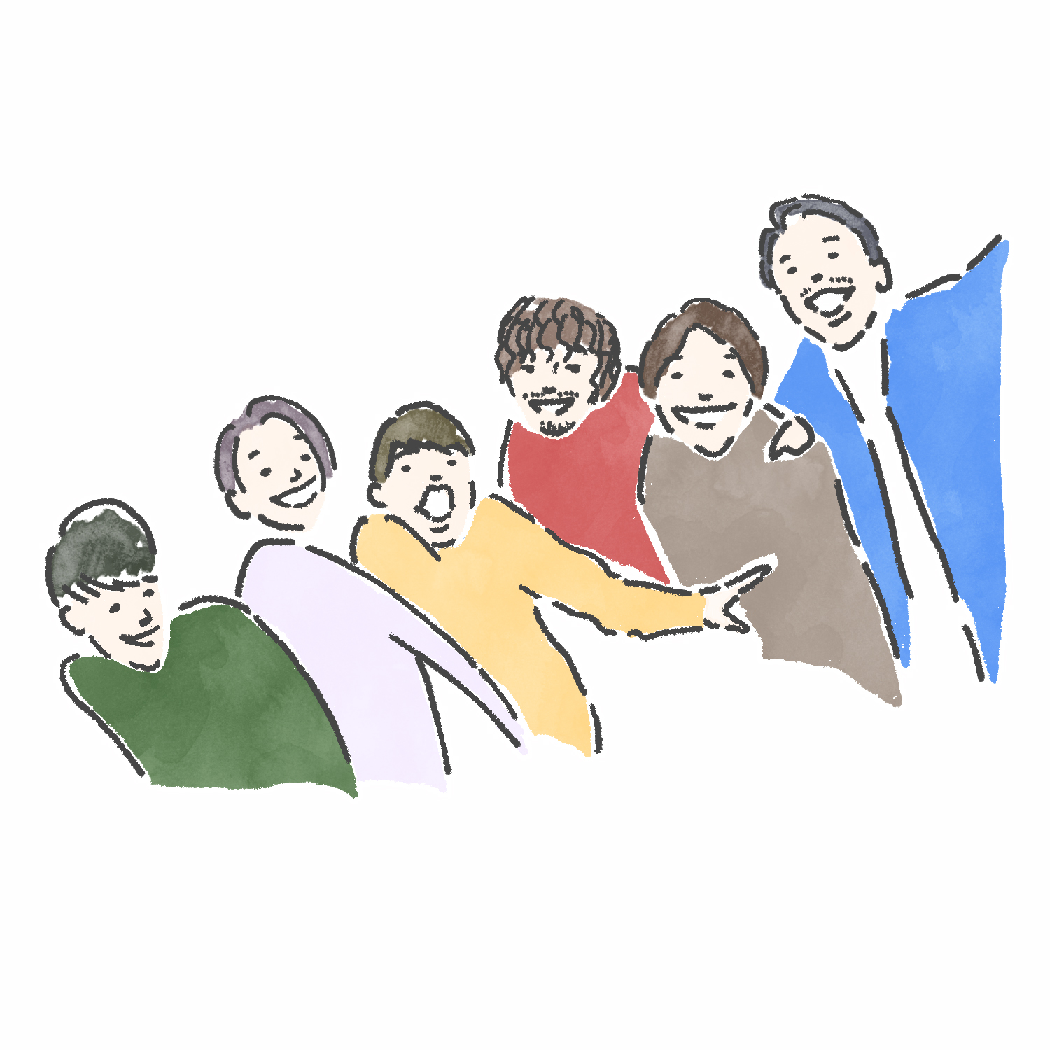 ごはんおにぎりごはん Rice Riceball Rice En Twitter V6 今日で最後なんだ 森田君が 笑っていてほしい と言ったから 今日は最後まで笑顔で 配信観るね ありがとうv6 大好きv6 V6ありがとう V6 V626 V626thanniversary 一日一絵 イラスト