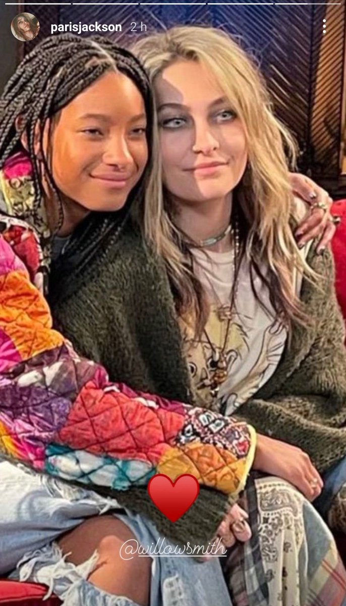 willowsmithbrs's tweet image. "Feliz aniversário, Willow! ❤" Paris Jackson via Instagram Stories. #W21