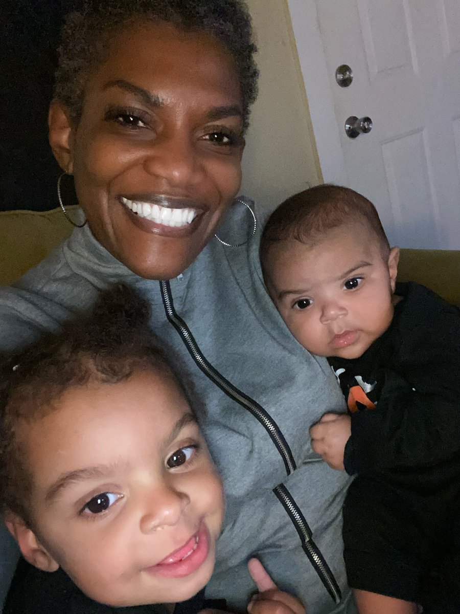 Family Time with these two cutie pies! Such a blessing!! #Grandbabies