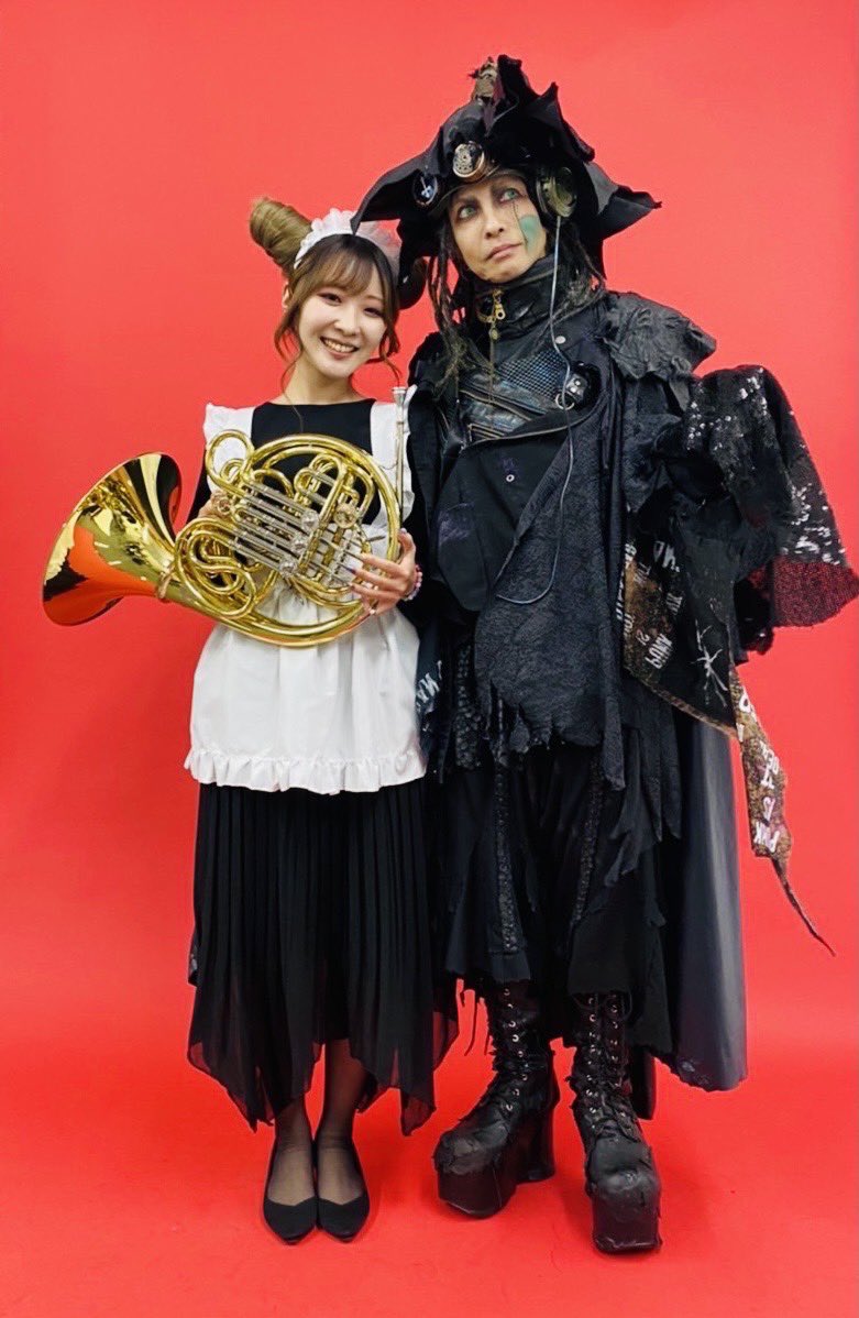 黒ミサハロウィン2日目👻🎃 執事とメイドでした！ HYDEさんお写真