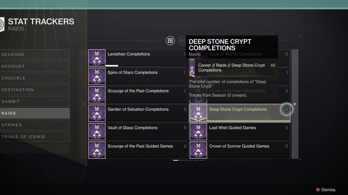 Forrest_01's tweet image. Yes, it actually did take this many runs/completions to finally get this thing to drop for me! #Finally #Worstrngever #PS5Share, #Destiny2