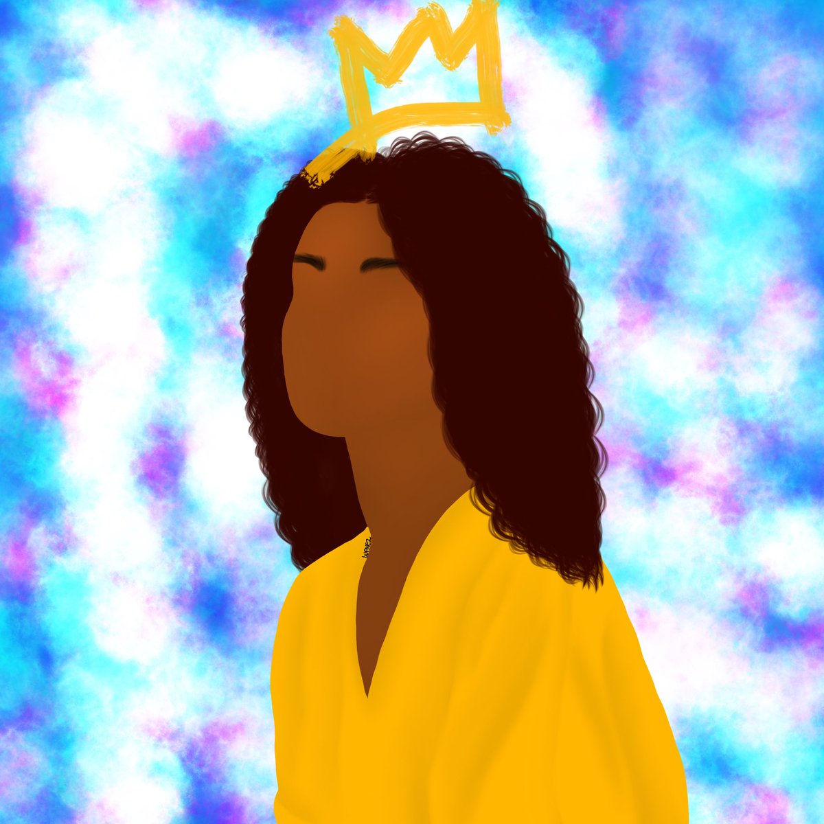 Black Girls Illutober Day 31: Crown 👑 
Can’t believe I really pushed myself to do all 31 days 😭 so proud 

#blackgirlsillustrate #bgillutober #digitalart #digitalartist #procreate #procreateart #blackart #blackartist #blackartists #blackwomanart #dopeblackart #blackart365