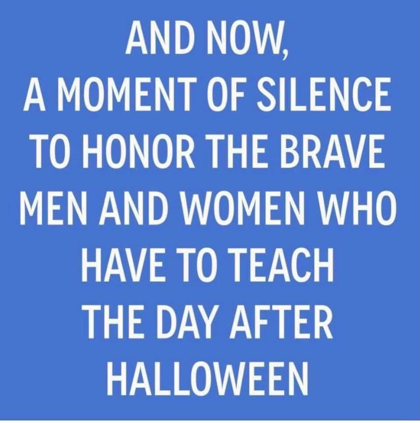 Happy #halloween teachers 😁