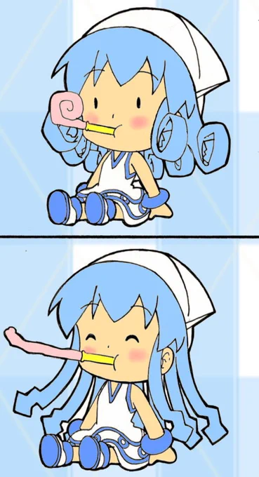 おはようございますでゲソ!('ω')ノ ニュータイプの読者ページへネット投稿するイラスト作品を仕上げていたので、寝不足気味です💦

#ikamusume 
#イカ娘 
#絵描きさんと繋がりたい 
#私の絵柄が性癖に刺さる人に届いてほしい 