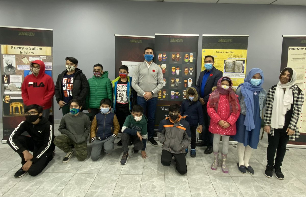 Wonderful meeting so many families &amp; students at the <a href="/ahmadiyyacanada/">Ahmadiyya Muslim Jama’at Canada</a> #IslamicHeritageMonth exhibit with my friend <a href="/DeepakAnandMPP/">Deepak Anand</a>.

As the month comes to an end, I was proud to celebrate with your community.