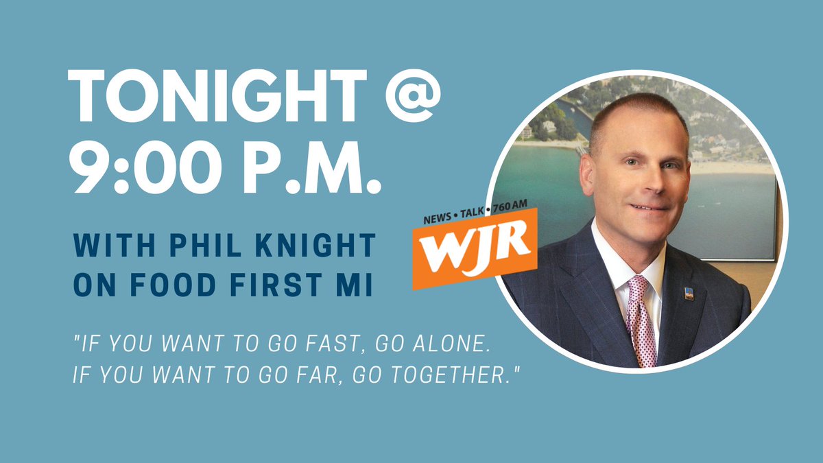 MIHospitalAssoc's tweet photo. Don't miss MHA CEO Brian Peters on Food First MI with @DrPhil14 discussing our long-standing partnership with @fbcmich to address food insecurity.
▶️ LISTEN HERE: https://t.co/CSA9qIKb0X
@wjrradio #FoodFirstMI #MIHarvestGathering https://t.co/0vkSNbrnGq