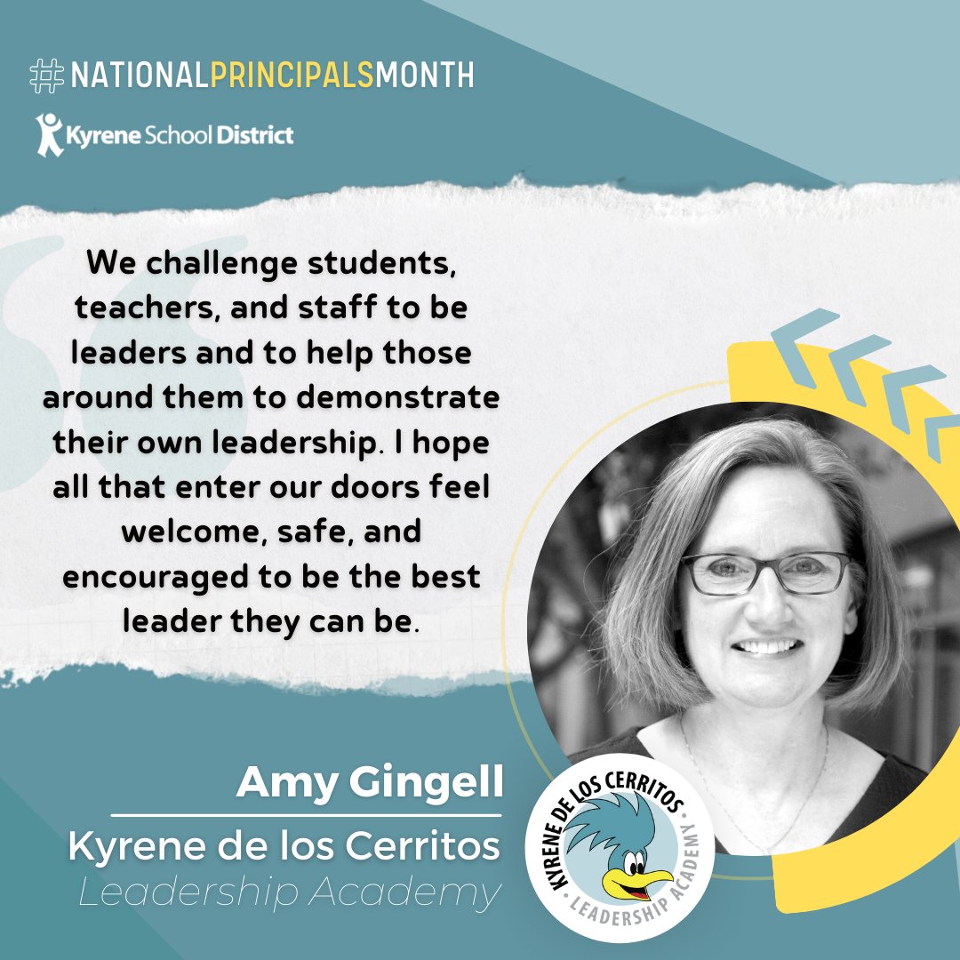 KyreneSchools's tweet photo. Principal Gingell of Kyrene de los Cerritos shows her students what #leadership looks like! #RoadrunnersLead #LeadershipAcademy https://t.co/uJeFILb8k3