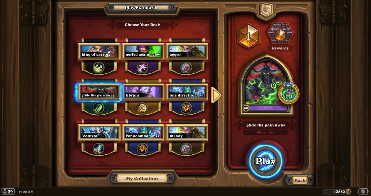 HIJO_HS's tweet photo. Finished rank 1 legend EU in Standard!! Was a lot of fun fighting for it at the end, ggs @Furyhunterhs @DreivoHS 
Fuck wild btw (:
#TreadLightly https://t.co/7KkFDmN8cy