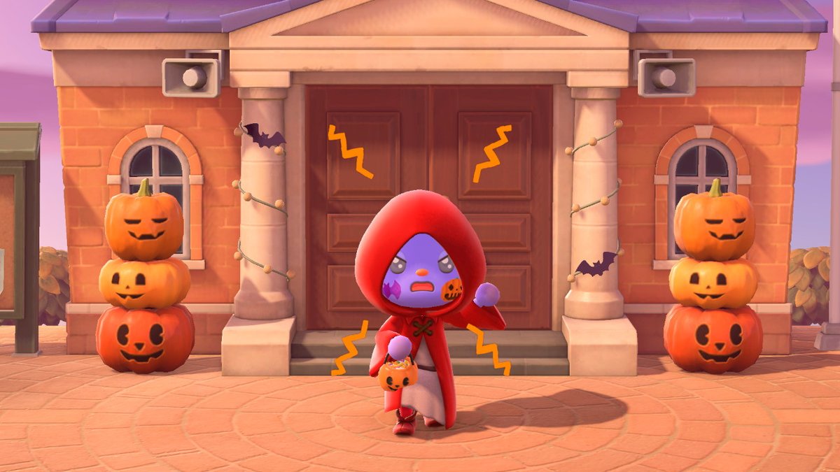 berydactyl's tweet photo. happy halloween! #AnimalCrossing #ACNH #NintendoSwitch https://t.co/6Pi8fdvpgN