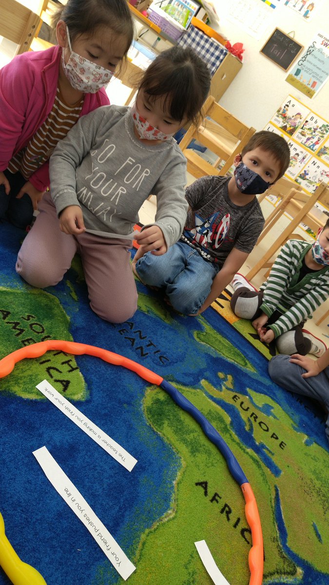 K4 students sat in a circle and took turns to think of various situations that they come across on daily basis to figure out if the situation is inside of their control or outside of their control!