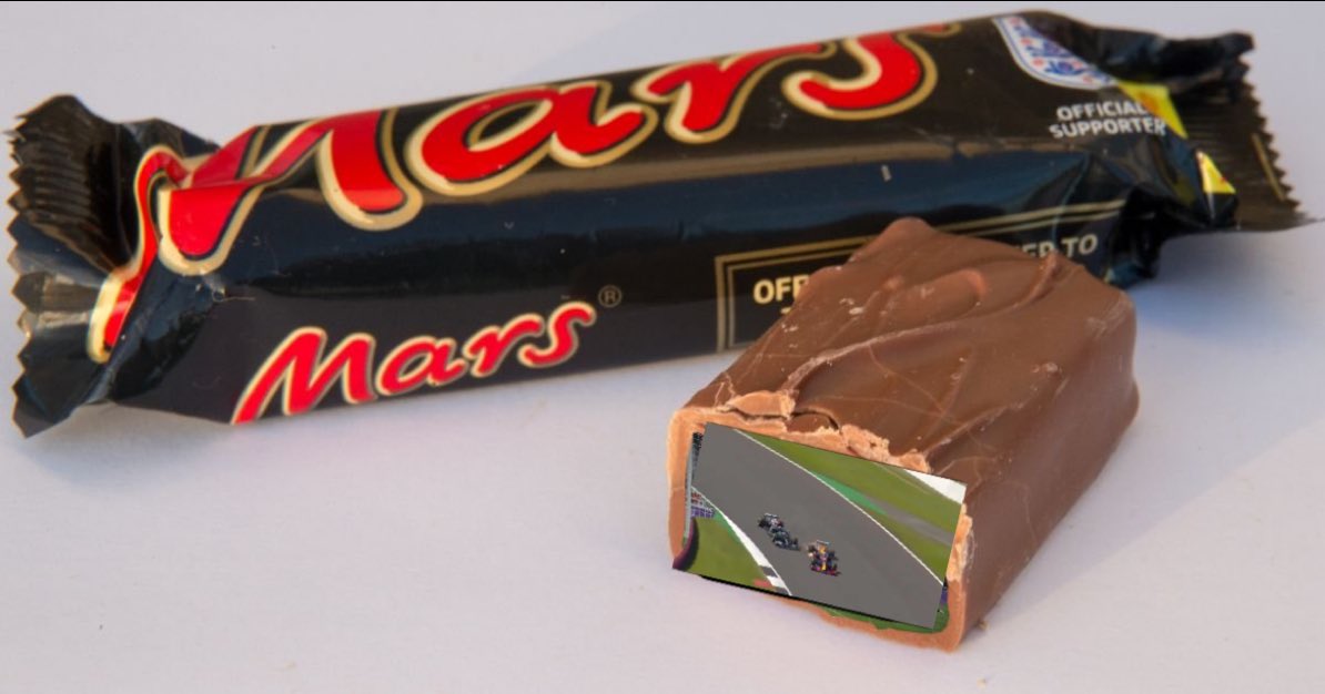 Don't forget to check your childrens' Halloween chocolate incase people have put something scary in there, my little cousin just found Lewis Hamilton and Max Verstappen crashing at Silverstone in a Mars bar https://t.co/WnUXhUwZrT