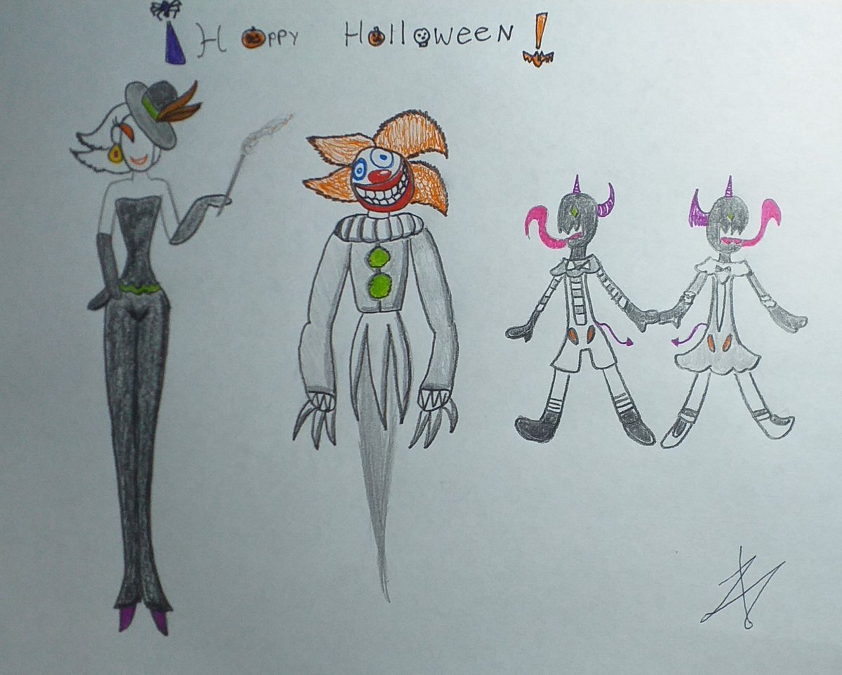 Somefrozen's tweet image. Happy scary month! Day 31/31. #traditionalart #sketch #drawings #October #monstertober