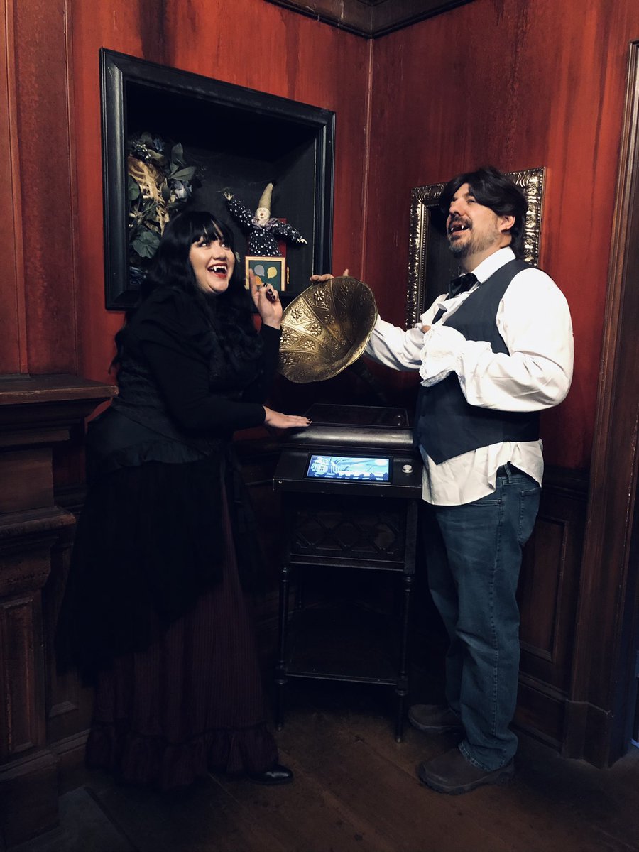 NMEscapeRoom's tweet photo. @theshadowsfx paying homage on All Hallows’ Eve to one of our favorite shows! https://t.co/RYfjFMVWZP