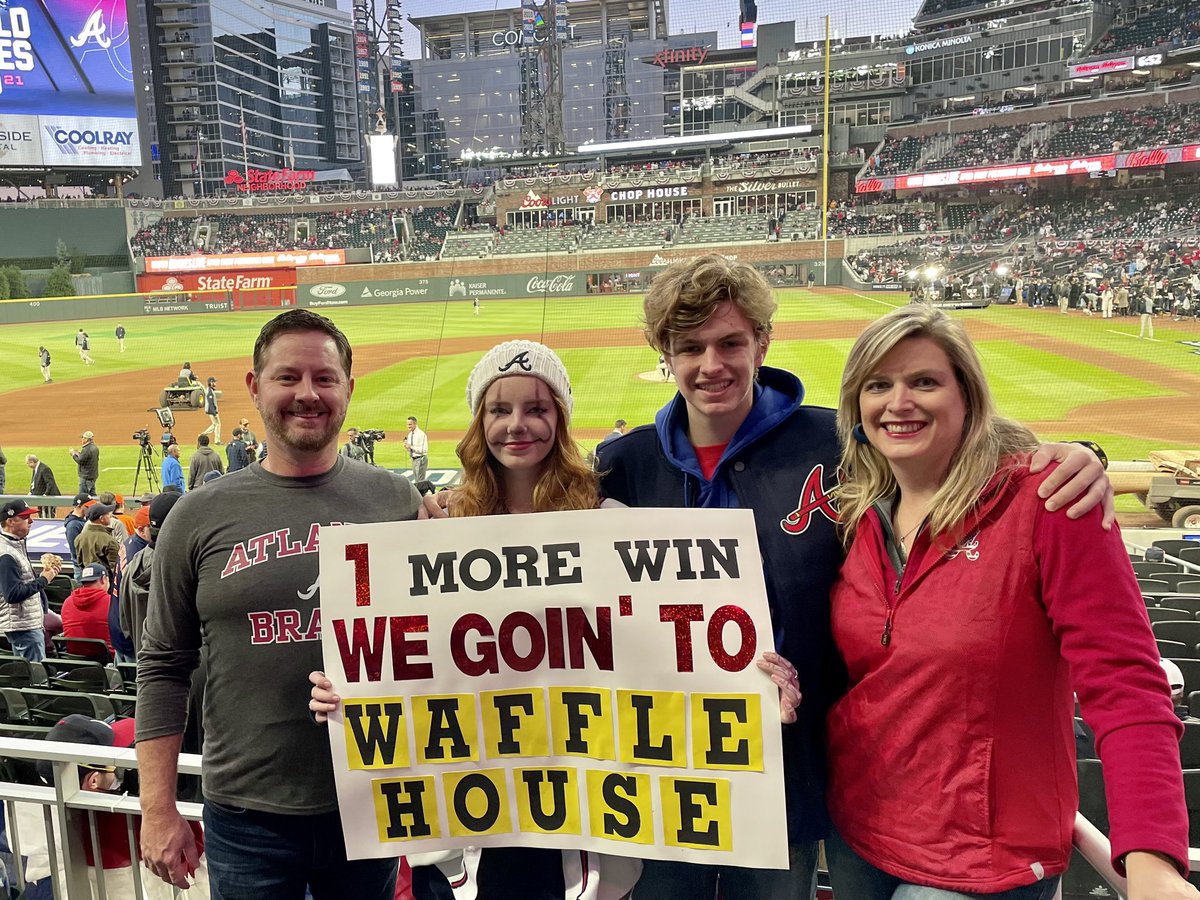 Forget <a href="/Disney/">Disney</a>. Time for the <a href="/Braves/">Atlanta Braves</a> to wrap this up so we can all head to <a href="/WaffleHouse/">Waffle House</a> tonight! #GoBraves