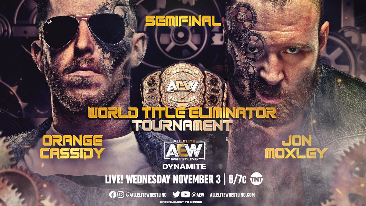 Orange Cassidy against Jon Moxley on AEW Dynamite