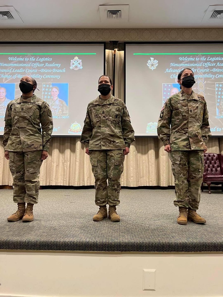 #LNCOA 1SG Shanikque S. Nappier relinquished responsibility as the ALC-B First Sergeant to 1SG Jennifer L. Ortiz in a change of responsibility ceremony held on October 29.
#peoplefirst #winningmatters #traintolead #leadtotrain #standardsanddiscipline #leadfromthefront #alu