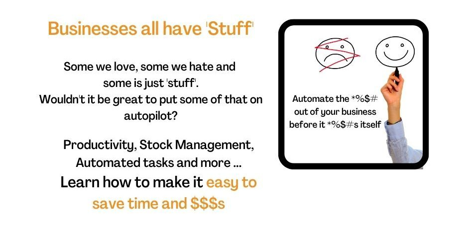 😡Automate the mundane *%$# right out of your business - mailchi.mp/9b06269152d7/a…

FREE hybrid workshop - Seamus "The Digital Magician" from Boldacious Digital: hands-on solutions that you can implement quickly.

Sat Nov 6th 9:30 am - 1 pm
#lowcode #nocode #automation