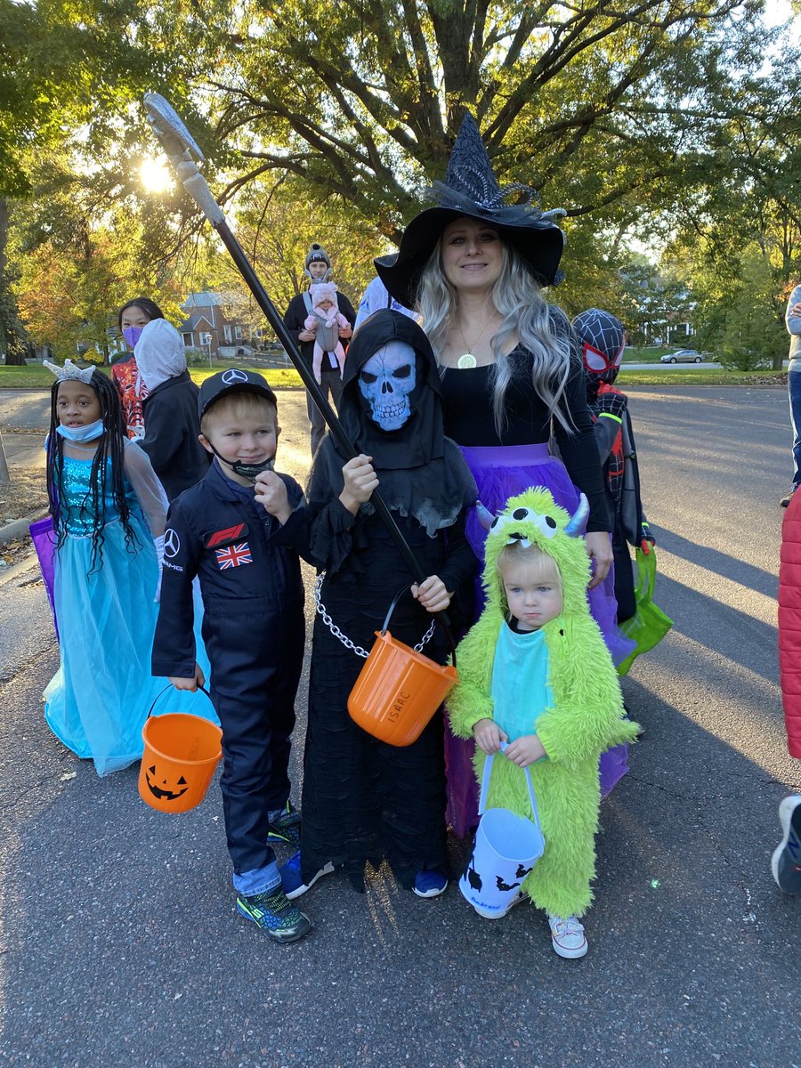 A witch, a little monster, the undertaker, and Lewis Hamilton https://t.co/JQvlSf6Gas
