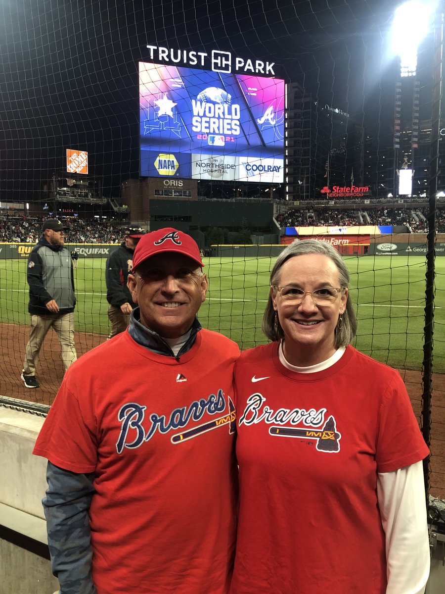 With my favorite girl watching my favorite team ⁦<a href="/Braves/">Atlanta Braves</a>⁩ play in the World Series! Doesn’t get any better! #blessed