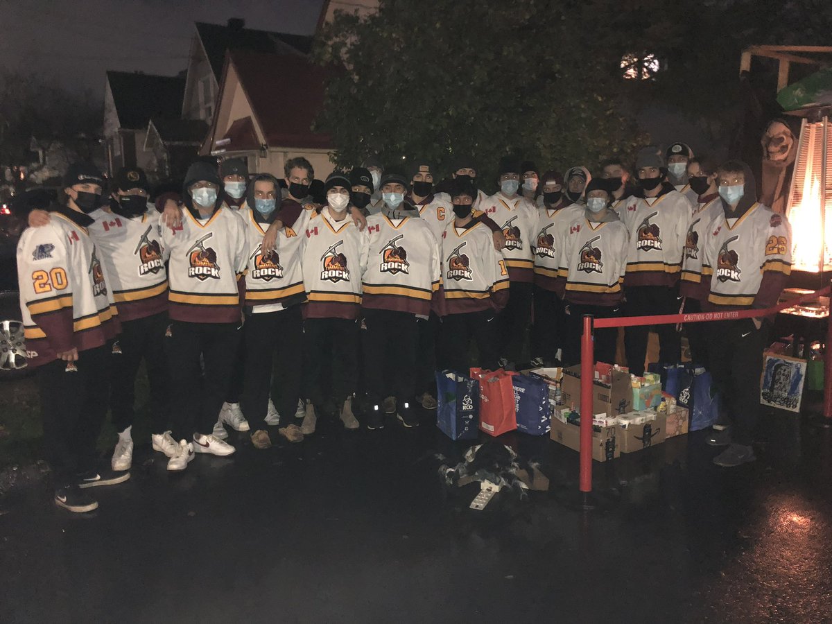 The Timmins Rock were out at the haunted house on toke and donated over $300 for the South Porcupine food bank
