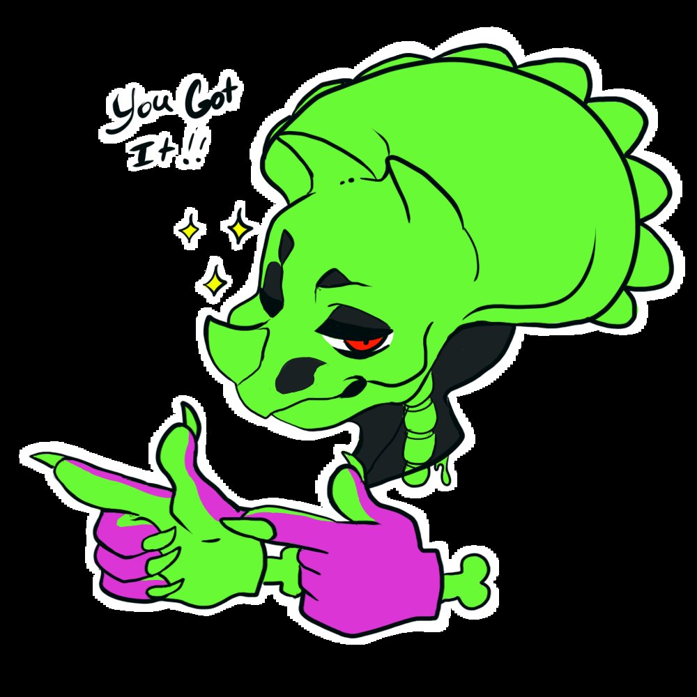LvlZeroArt's tweet photo. A bonus sticker I made for @M3iz3bean  for the long wait on my part of the art trade sorry again for the wait https://t.co/ZB2O5tKyE4