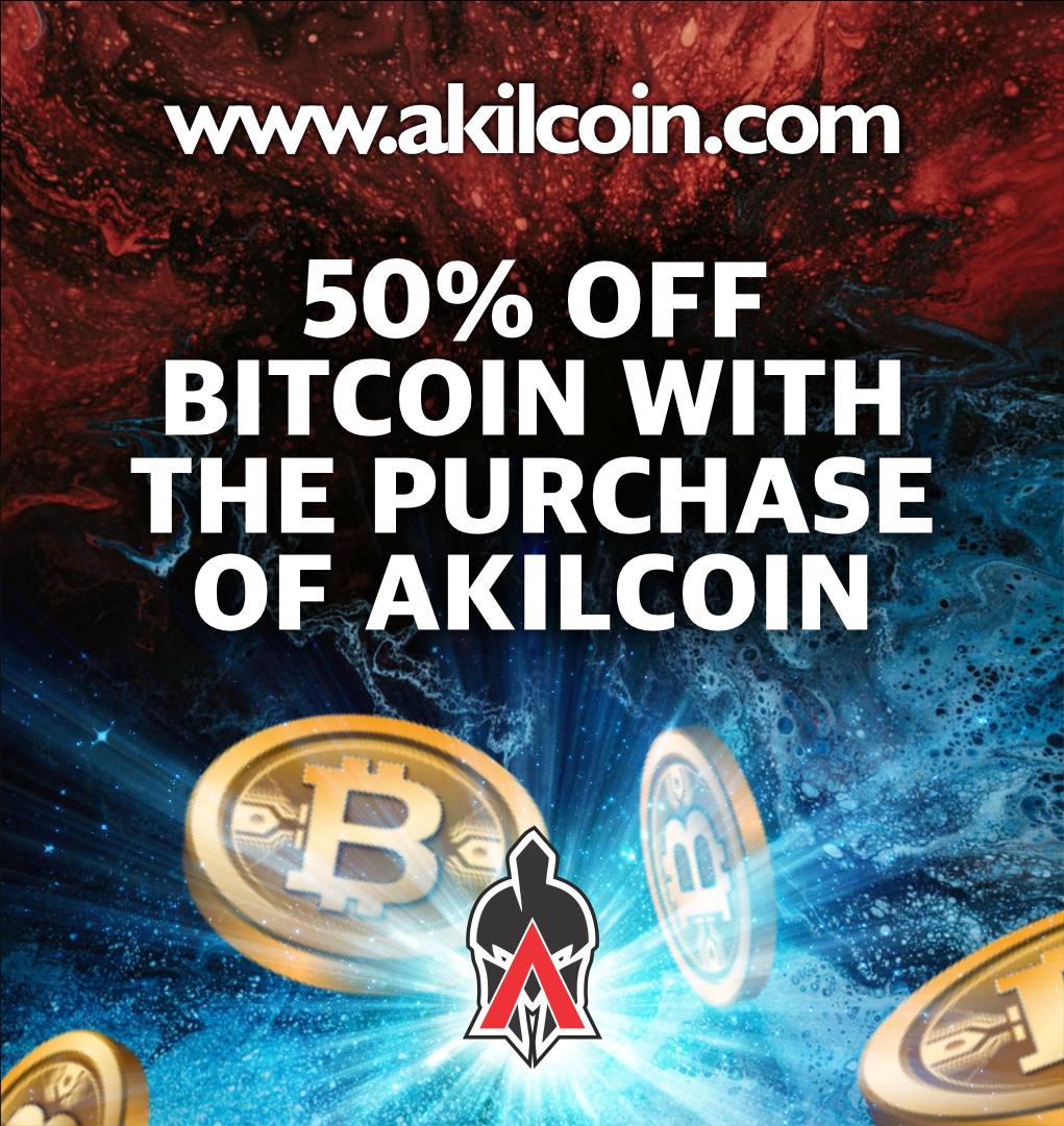 akil_coin's tweet photo. The new Akil Coin x Bitcoin partnership promotion. Right now when you buy Akil Coin you get 50% OFF your Bitcoin purchase!  Go to https://t.co/xZ7FcviKg3 and join the discount telegram page for more details here 👇👇 https://t.co/SfKkM7OIaw

#AkilCoin #RoadToAkil $AKL https://t.co/i3093LW3hp
