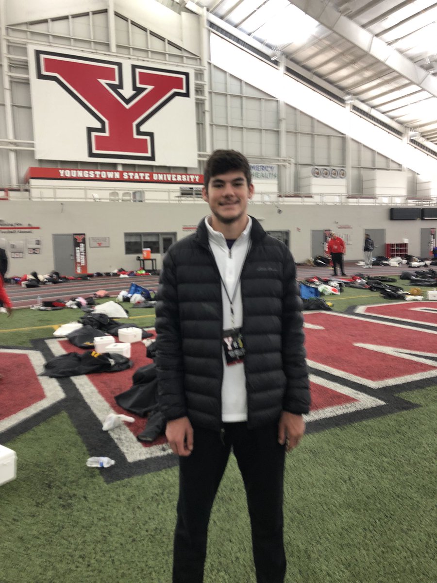 Thanks for the game day visit <a href="/ysufootball/">Youngstown State Football</a> <a href="/YoungstownStFB/">YSU Football (Archived) - now @ysufootball</a>  @1TimJohnson <a href="/fbcoachdp/">Doug Phillips</a> <a href="/Coach_Troy_R/">Troy Rothenbuhler</a> <a href="/Coach_Sinagoga/">Josh Sinagoga</a>