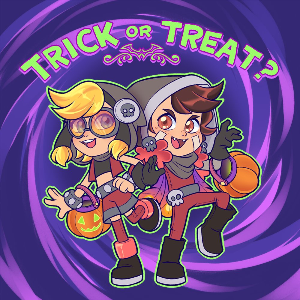 SkullfishGames's tweet photo. 🎃 HAPPY HALLOWEN 🎃

🍭🍬 Doces ou travessuras? 🕷️🕸️

#Halloween #GameArt #TrickOrTreat https://t.co/OHyJiK8zpS