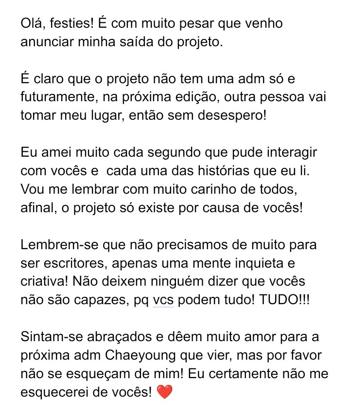 FICFESTWICE's tweet photo. Oi, gente! Sou eu, adm Chaeyoung! Essa é a minha despedida - 🐯 https://t.co/HAlTrn98XR