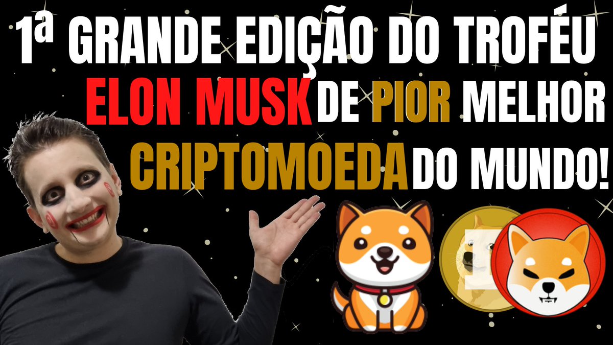 CriptoVilla's tweet photo. 📺LIVE: 1ª Grande Edição do Troféu Elon Musk de Pior Melhor Criptomoeda do Mundo!

LIVE AGORA, às 21h00 👇👇👇

>> https://t.co/tGO05jb6Wr

#Criptomoeda #memecoin #elonmusk https://t.co/EAjCrLldRQ