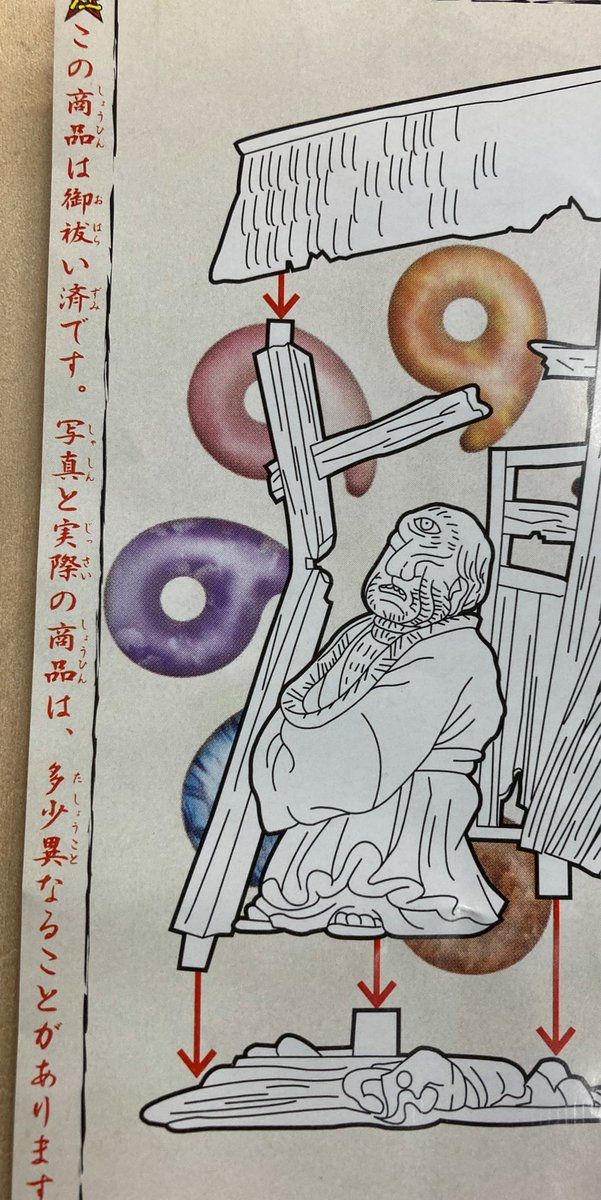 その昔の妖怪フィギュアによく記載されてた「この商品はお祓い済みです」の表記、あれは洒落だったの?本当に神主さん呼んで(工場かなんかで)祓ってもらってたの?←誰かそれについて証言してた気もするけど忘れた。