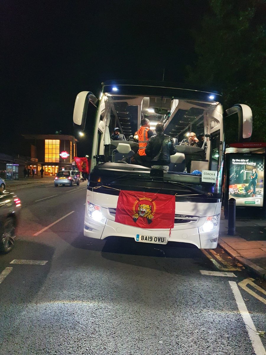 TamilGuardian's tweet photo. British Tamils set off to Scotland to protest Gotabaya’s visit to the UK 

https://t.co/ZDJVLbXfAD https://t.co/ThRH5cxOi7